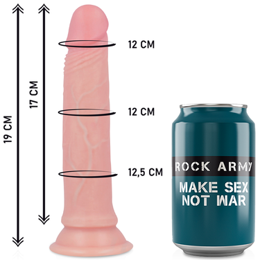 Dildo Realistico con Imbracatura e Ventosa, TPE Ipoallergenico